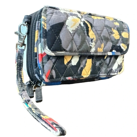 Vera Bradley Handbags - Vera Bradley Splash Floral Accordion Clutch Wallet